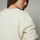 Mae Terry Knit Sweater - Cream