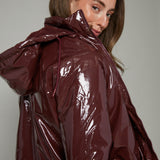 Monat Windproof Fleece Lined Vinyl Parka