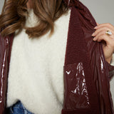 Monat Windproof Fleece Lined Vinyl Parka