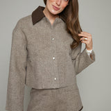Reign Collared Wool Jacket