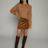 Lily Whipstitch Relaxed Sweater - Coconut