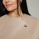 Declan Wool Blend Wrap Jacket