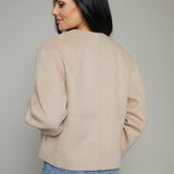 Declan Wool Blend Wrap Jacket