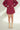 Lyla Fuchsia Pleated Sweater Skirt