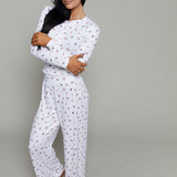 Mallory Henley Pointelle Top - Holly White