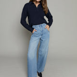 Denver High Rise Relaxed Bowed Leg Jean - Qualifier