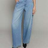 Denver High Rise Relaxed Bowed Leg Jean - Qualifier