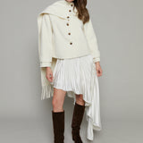 Angela Wool Scarf Coat