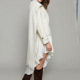 Angela Wool Scarf Coat