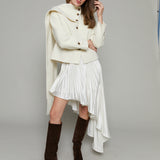 Angela Wool Scarf Coat