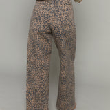 Hunter Wide Leg Leopard Jeans