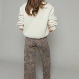 Hunter Wide Leg Leopard Jeans