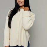 North Textured Rib Sweater - Ivory