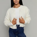 Bailey Ribbed Cropped Cardigan