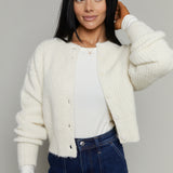 Bailey Ribbed Cropped Cardigan