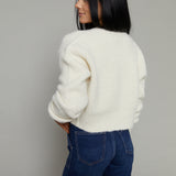 Bailey Ribbed Cropped Cardigan