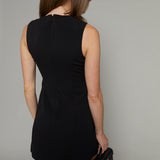 Shelby Button Slit Mini Dress