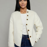 Angela Wool Scarf Coat