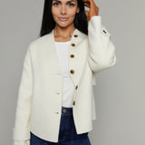 Angela Wool Scarf Coat