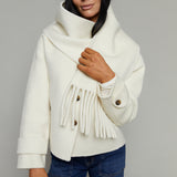 Angela Wool Scarf Coat