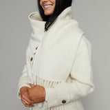 Angela Wool Scarf Coat