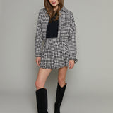 Alison Tweed Bomber Jacket