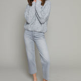 Chloe Cropped Straight Leg Jeans - Enigma