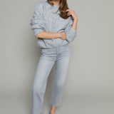 Chloe Cropped Straight Leg Jeans - Enigma