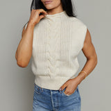 Colleen Cable Knit Sweater Vest
