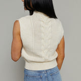 Colleen Cable Knit Sweater Vest