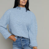 Tammy Cable Knit High Neck Sweater