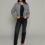 Alison Tweed Bomber Jacket