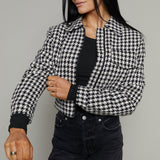 Alison Tweed Bomber Jacket
