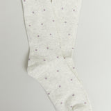 Polka Dot Ruffle Crew Socks