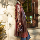 Calina Vinyl Trench Coat