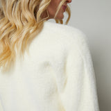 Opal Fuzzy Knit Cardigan