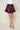 Audrey Navy Floral Mini Skort