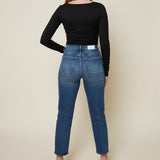 Ada V-Neck Jersey Knit Bodysuit