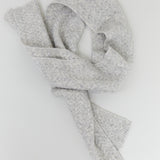Wool Cable Knit Scarf - Grey
