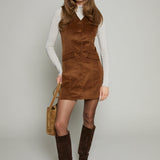 Natalia Textured Corduroy Mini Dess