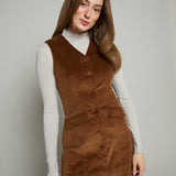 Natalia Textured Corduroy Mini Dess