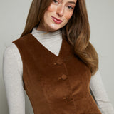 Natalia Textured Corduroy Mini Dess