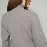 Kirsty Embellished Mixed Media Mini Dress - Gray