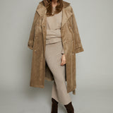 Frances Jacquard Sweater Maxi Skirt - Natural Heather