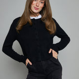 Phoebe Relaxed Cardigan - Black