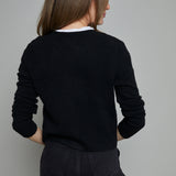 Phoebe Relaxed Cardigan - Black