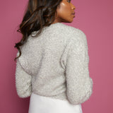 Madi Tinsel Yarn Cropped Sweater