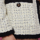 Collins Contrast Tweed Jacket