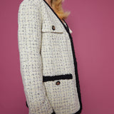 Collins Contrast Tweed Jacket