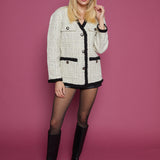 Collins Contrast Tweed Jacket